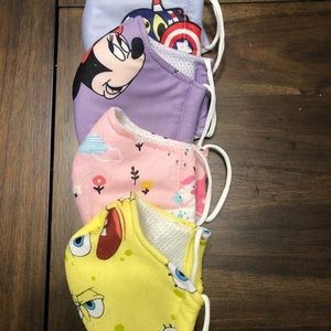 Kid face masks (4pack)